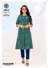 Jeevan Sathi Vol 4 By Deeptex A Line Cotton Printed Kurtis 